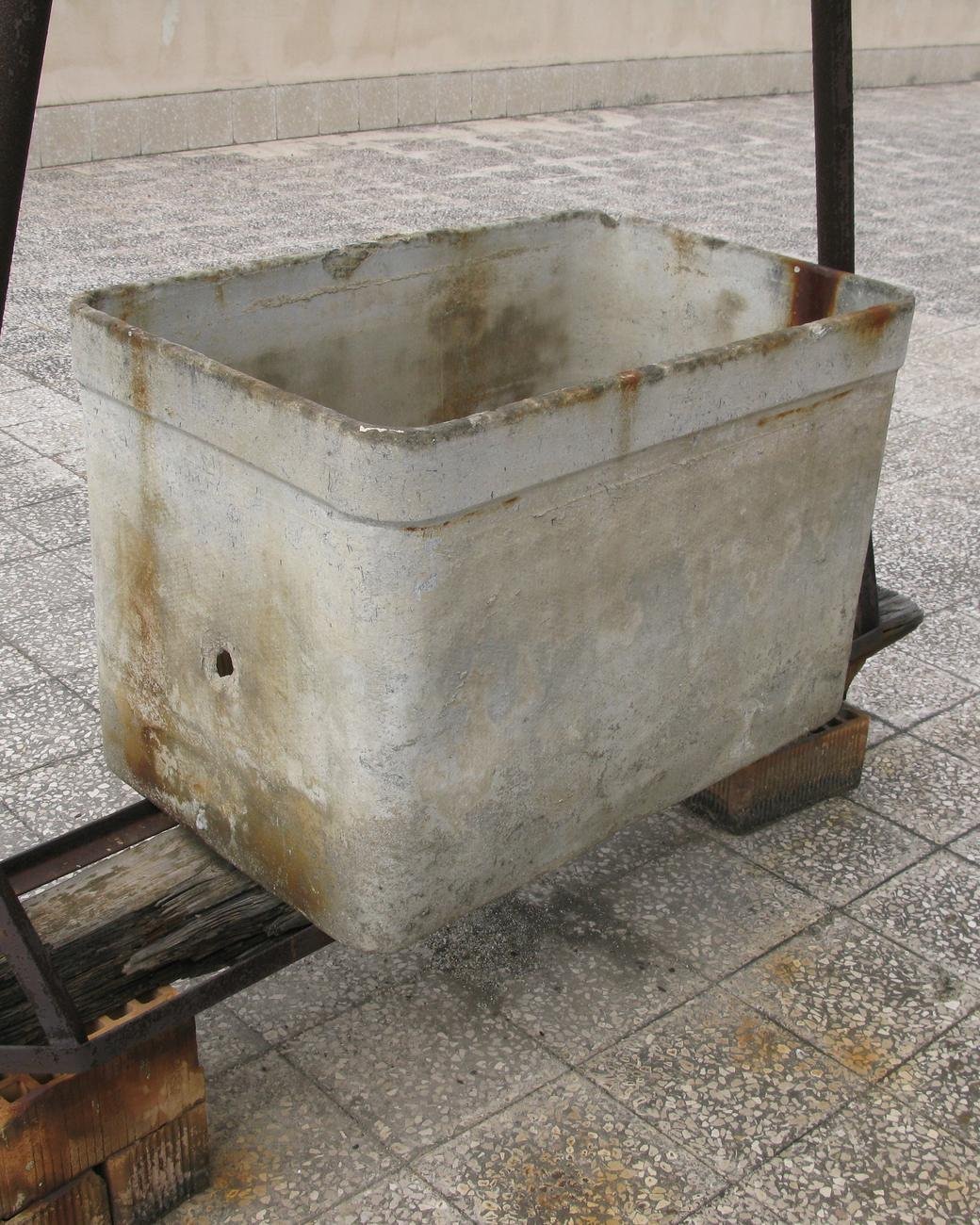 Tanques de agua en una terraza